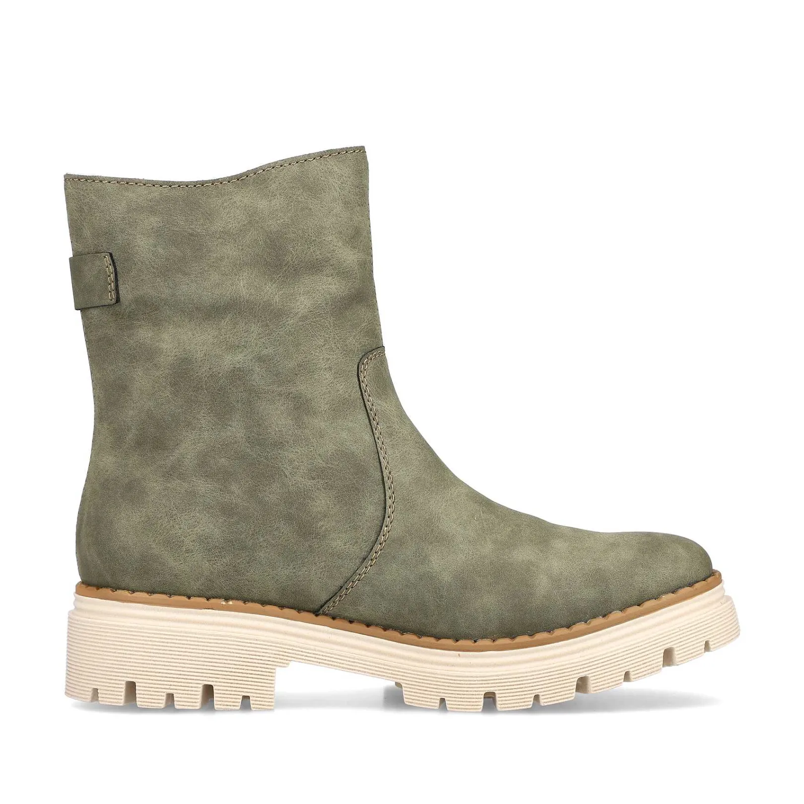 Online Women'S Short Boots Green Gray Ladies Ankle Boots & Boots