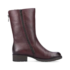 Discount Women'S Short Boots Burgundy Red Ladies Ankle Boots & Boots