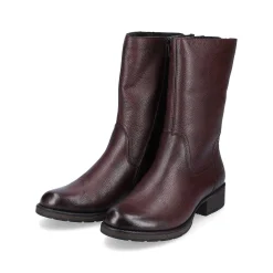 Discount Women'S Short Boots Burgundy Red Ladies Ankle Boots & Boots