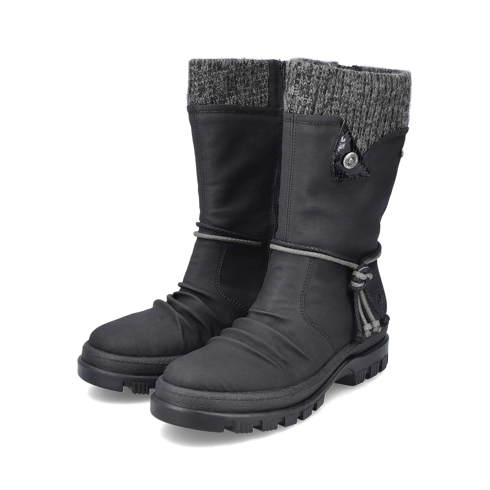 Hot Women'S Short Boots Night Black Ladies Ankle Boots & Boots