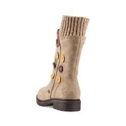 Hot Women'S Short Boots Beige Ladies Ankle Boots & Boots