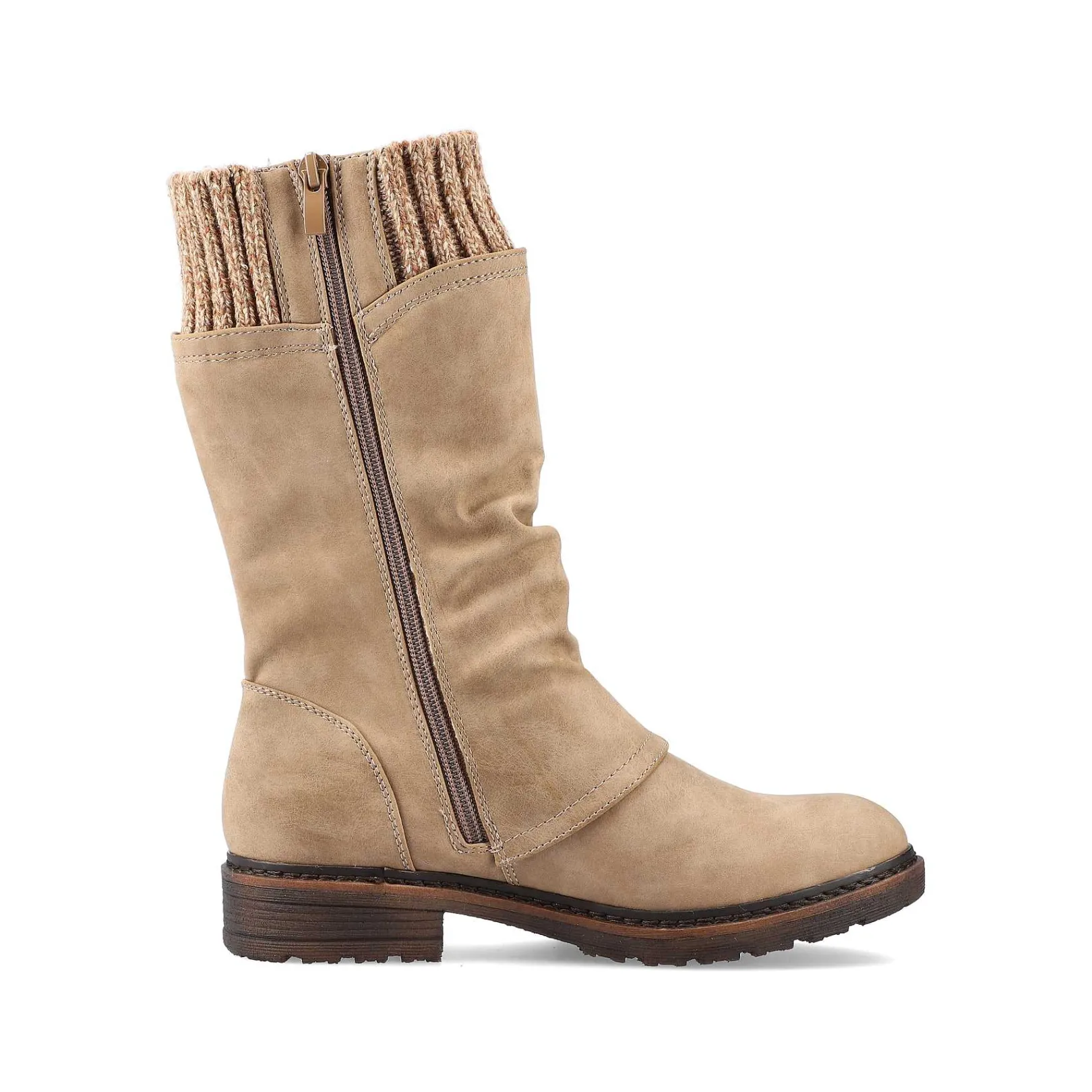 Hot Women'S Short Boots Beige Ladies Ankle Boots & Boots