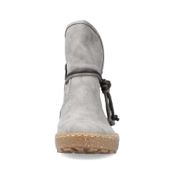 Women'S Short Boots Silver Gray Ladies Ankle Boots & Boots
