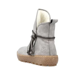 Women'S Short Boots Silver Gray Ladies Ankle Boots & Boots