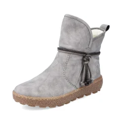 Women'S Short Boots Silver Gray Ladies Ankle Boots & Boots