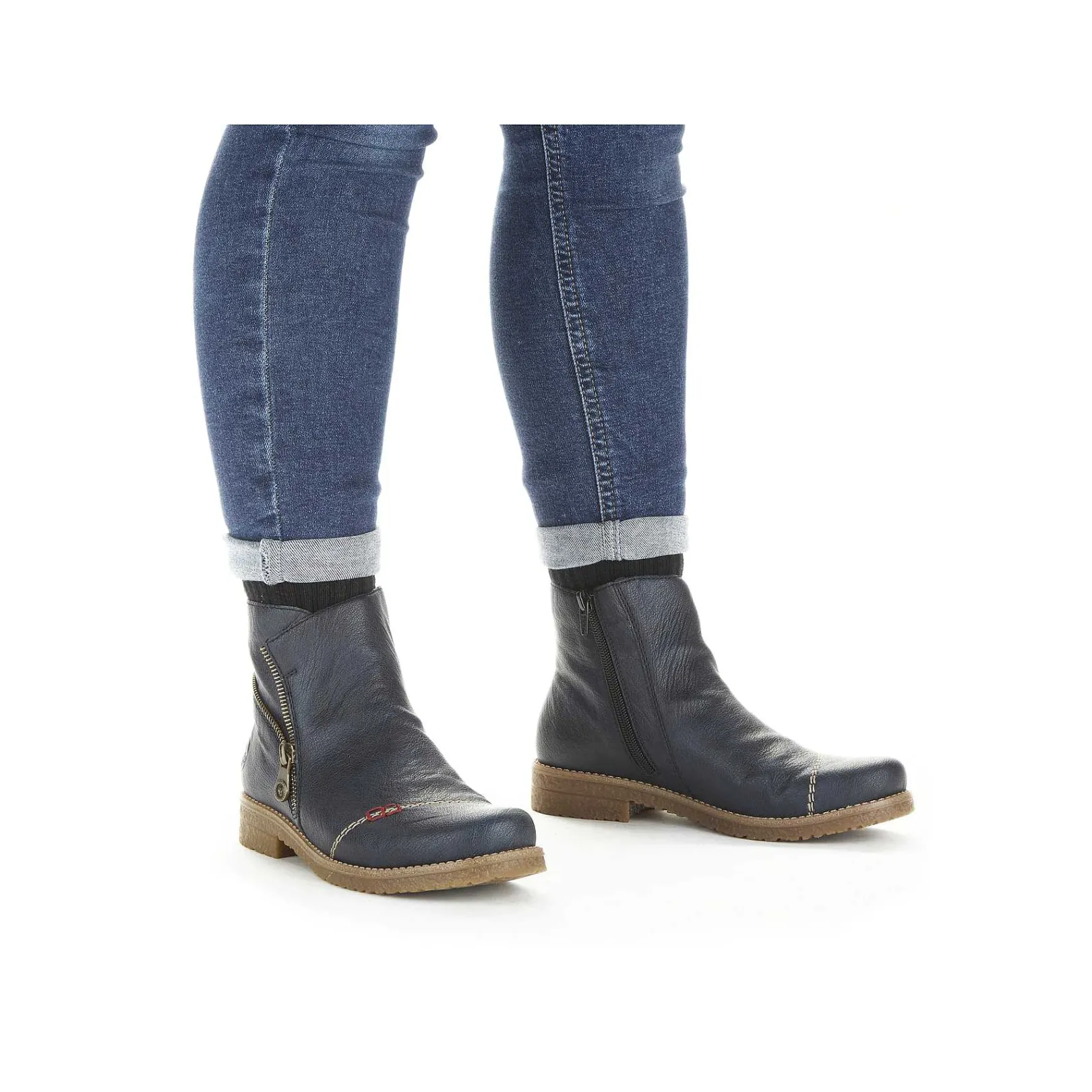 Online Women'S Short Boots Navy Blue Ladies Ankle Boots & Boots