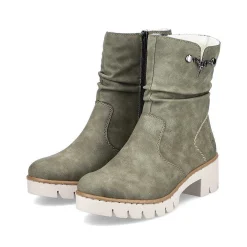 Online Women'S Short Boots Leaf Green Ladies Ankle Boots & Boots