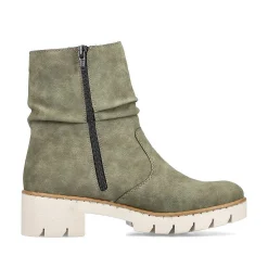 Online Women'S Short Boots Leaf Green Ladies Ankle Boots & Boots