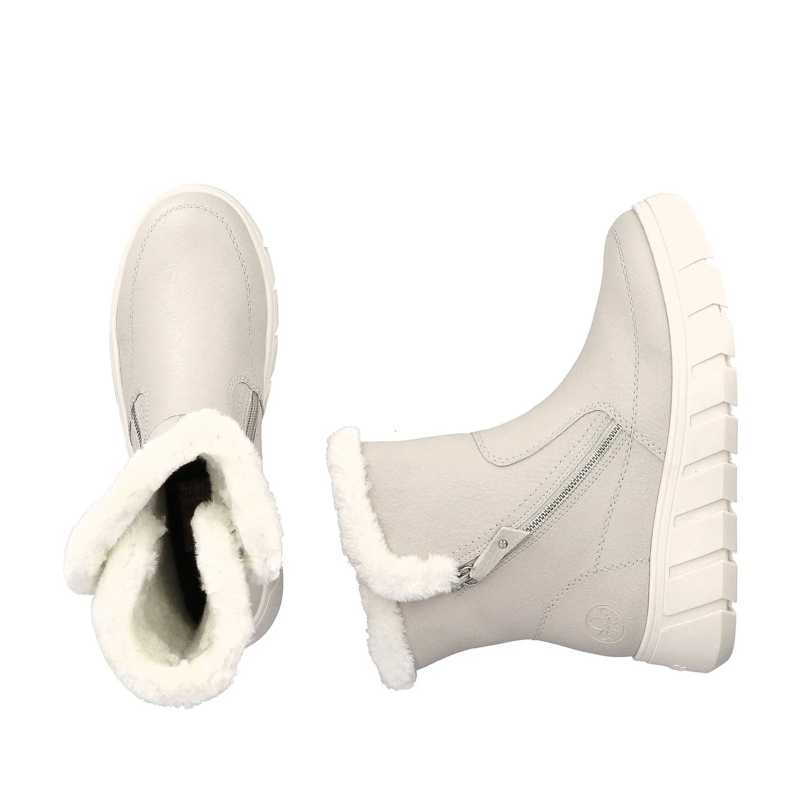 Online Women'S Short Boots Light Beige Ladies Ankle Boots & Boots