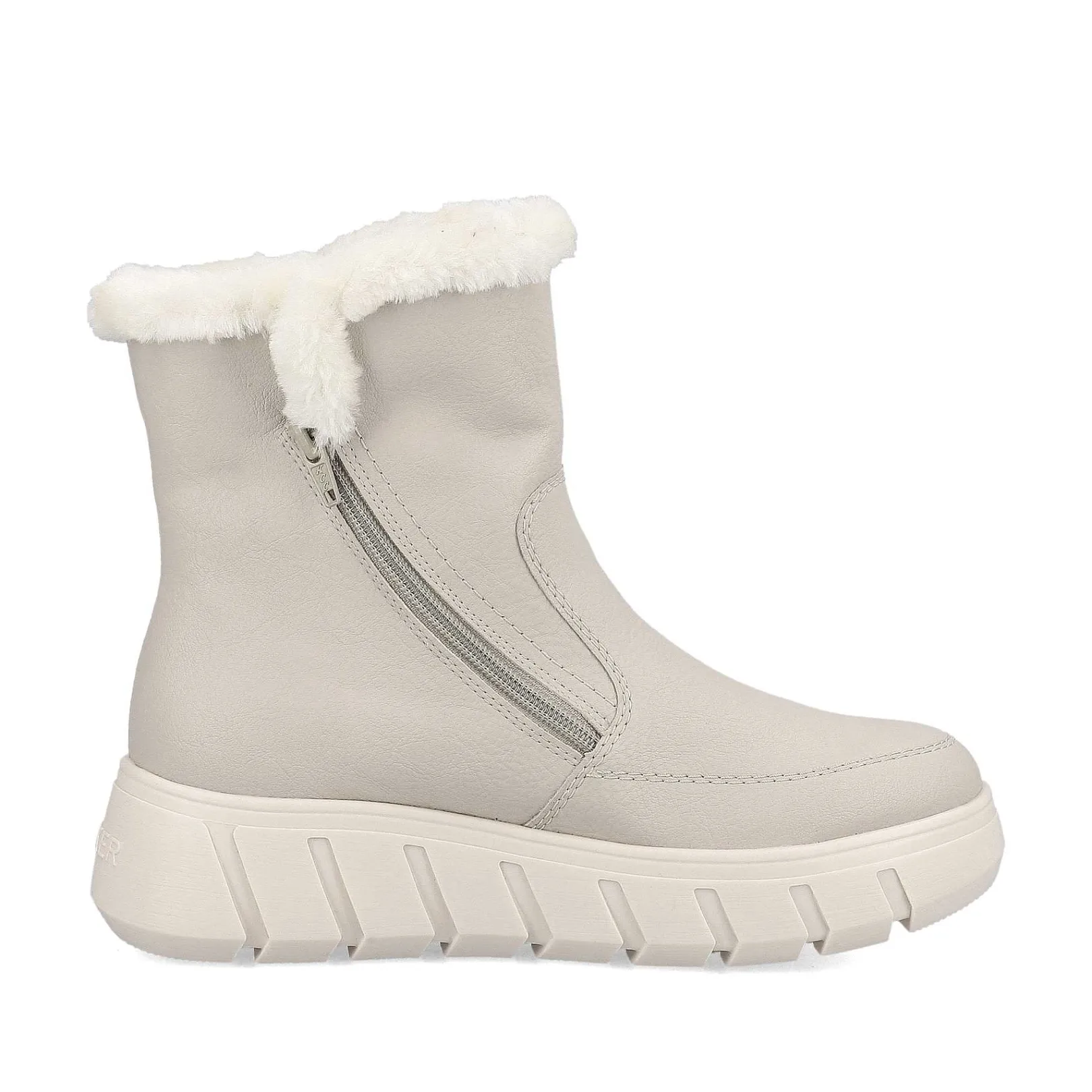 Online Women'S Short Boots Light Beige Ladies Ankle Boots & Boots