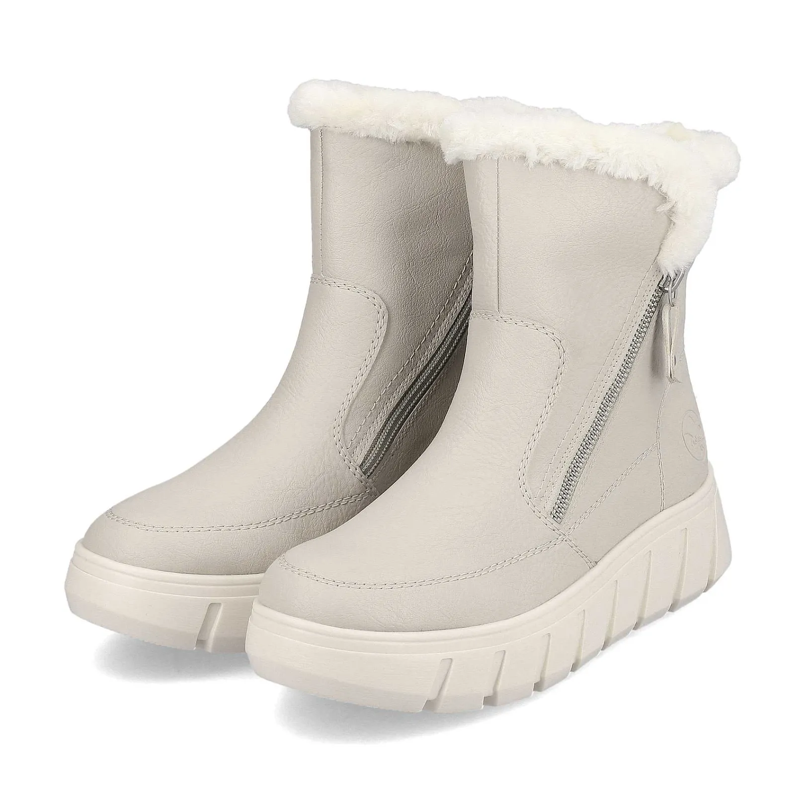 Online Women'S Short Boots Light Beige Ladies Ankle Boots & Boots