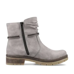 Sale Women'S Short Boots Silver Gray Ladies Ankle Boots & Boots