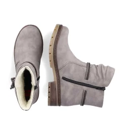 Sale Women'S Short Boots Silver Gray Ladies Ankle Boots & Boots