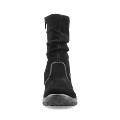 New Women'S Short Boots Midnight Black Ladies Ankle Boots & Boots