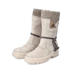 Sale Women'S Short Boots Light Beige Ladies Ankle Boots & Boots