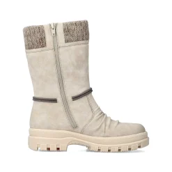 Sale Women'S Short Boots Light Beige Ladies Ankle Boots & Boots