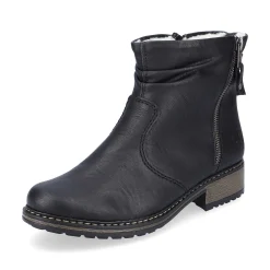 Sale Women'S Short Boots Jet Black Ladies Ankle Boots & Boots