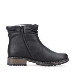 Sale Women'S Short Boots Jet Black Ladies Ankle Boots & Boots