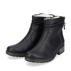 Sale Women'S Short Boots Jet Black Ladies Ankle Boots & Boots