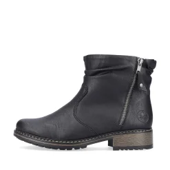 Sale Women'S Short Boots Jet Black Ladies Ankle Boots & Boots