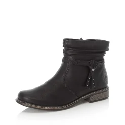 Online Women'S Short Boots Jet Black Ladies Ankle Boots & Boots