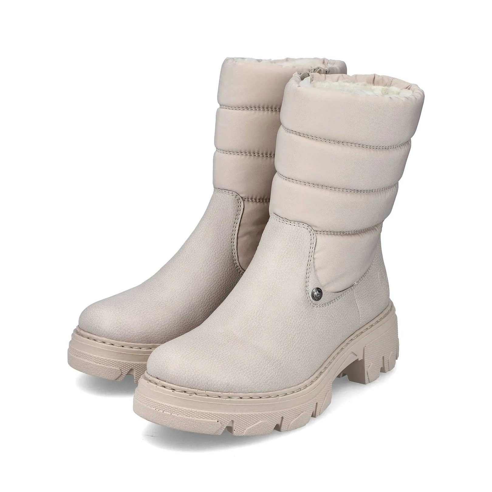 Best Women'S Short Boots Vanilla Beige Ladies Ankle Boots & Boots