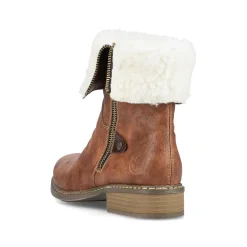 Clearance Women'S Short Boots Chestnut Brown Ladies Ankle Boots & Boots