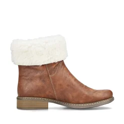 Clearance Women'S Short Boots Chestnut Brown Ladies Ankle Boots & Boots