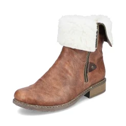 Clearance Women'S Short Boots Chestnut Brown Ladies Ankle Boots & Boots