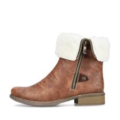 Clearance Women'S Short Boots Chestnut Brown Ladies Ankle Boots & Boots