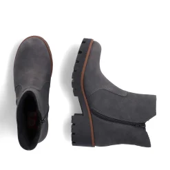 Best Women'S Short Boots Brown Gray Ladies Ankle Boots & Boots
