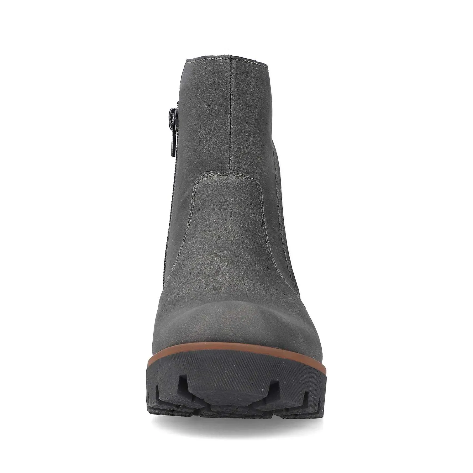 Best Women'S Short Boots Brown Gray Ladies Ankle Boots & Boots