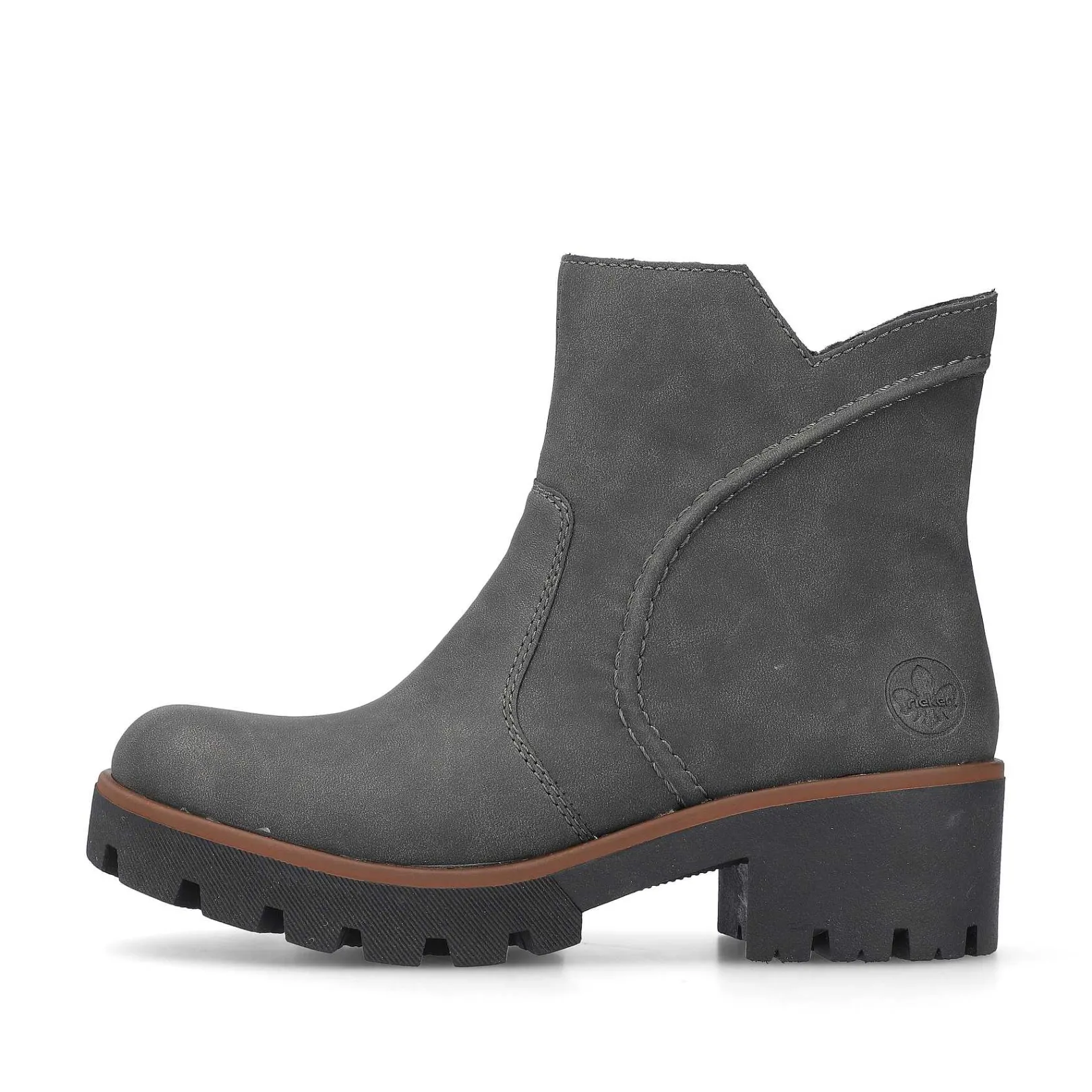 Best Women'S Short Boots Brown Gray Ladies Ankle Boots & Boots