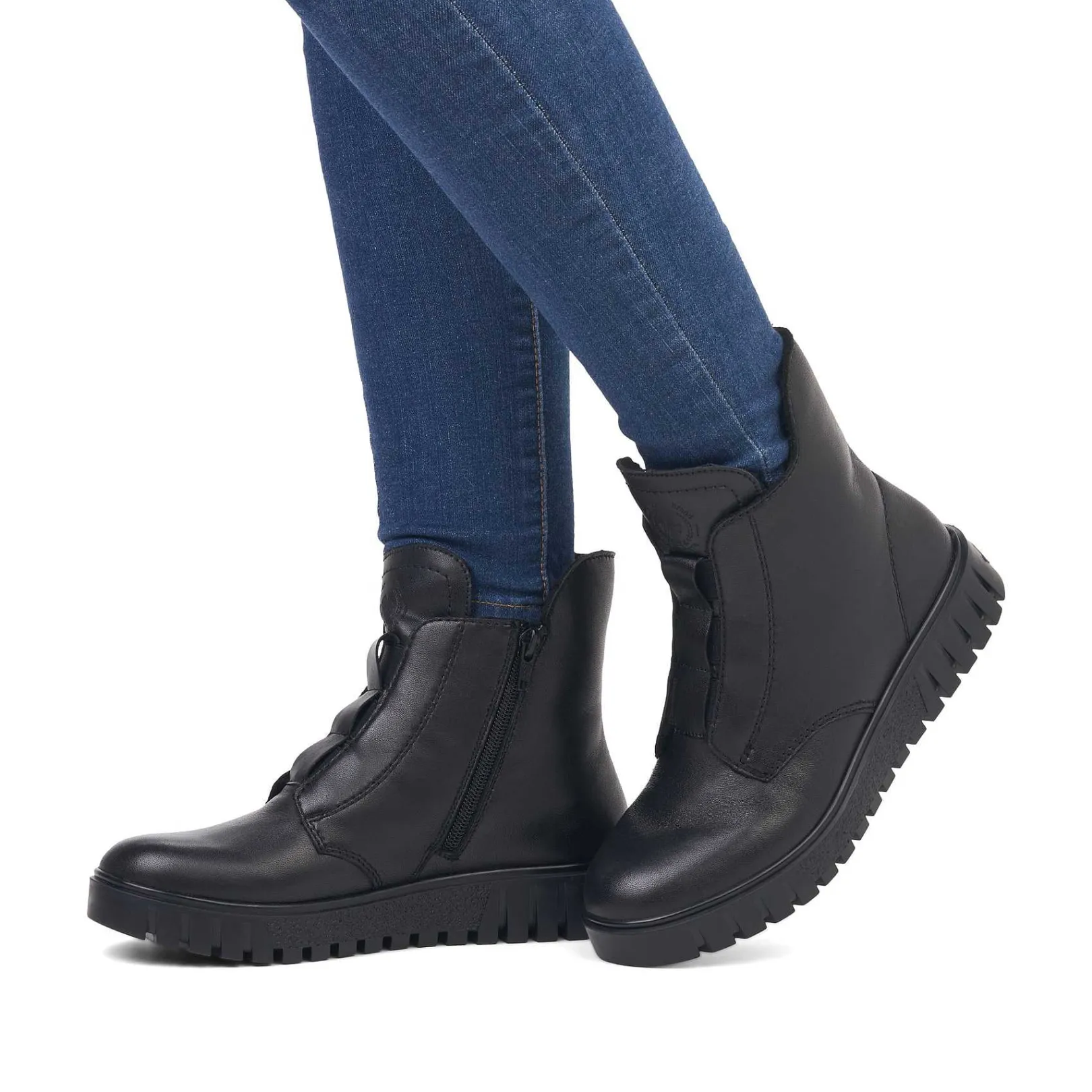 Online Women'S Short Boots Night Black Ladies Ankle Boots & Boots