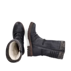 Online Women'S Short Boots Jet Black Ladies Ankle Boots & Boots