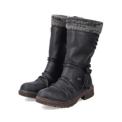 Online Women'S Short Boots Jet Black Ladies Ankle Boots & Boots