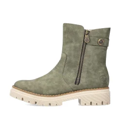 Women'S Short Boots Leaf Green Ladies Ankle Boots & Boots