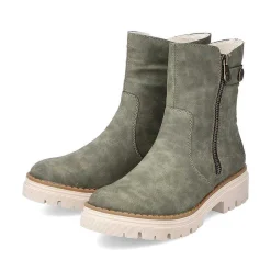 Women'S Short Boots Leaf Green Ladies Ankle Boots & Boots