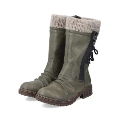Hot Women'S Short Boots Khaki Green Ladies Ankle Boots & Boots