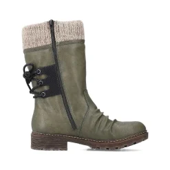 Hot Women'S Short Boots Khaki Green Ladies Ankle Boots & Boots