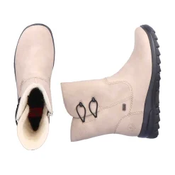 Hot Women'S Short Boots Light Beige Ladies Ankle Boots & Boots