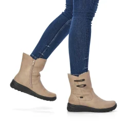 Hot Women'S Short Boots Light Beige Ladies Ankle Boots & Boots