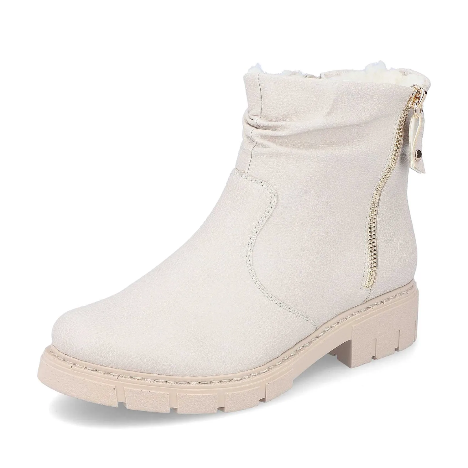 Outlet Women'S Short Boots Light Beige Ladies Ankle Boots & Boots