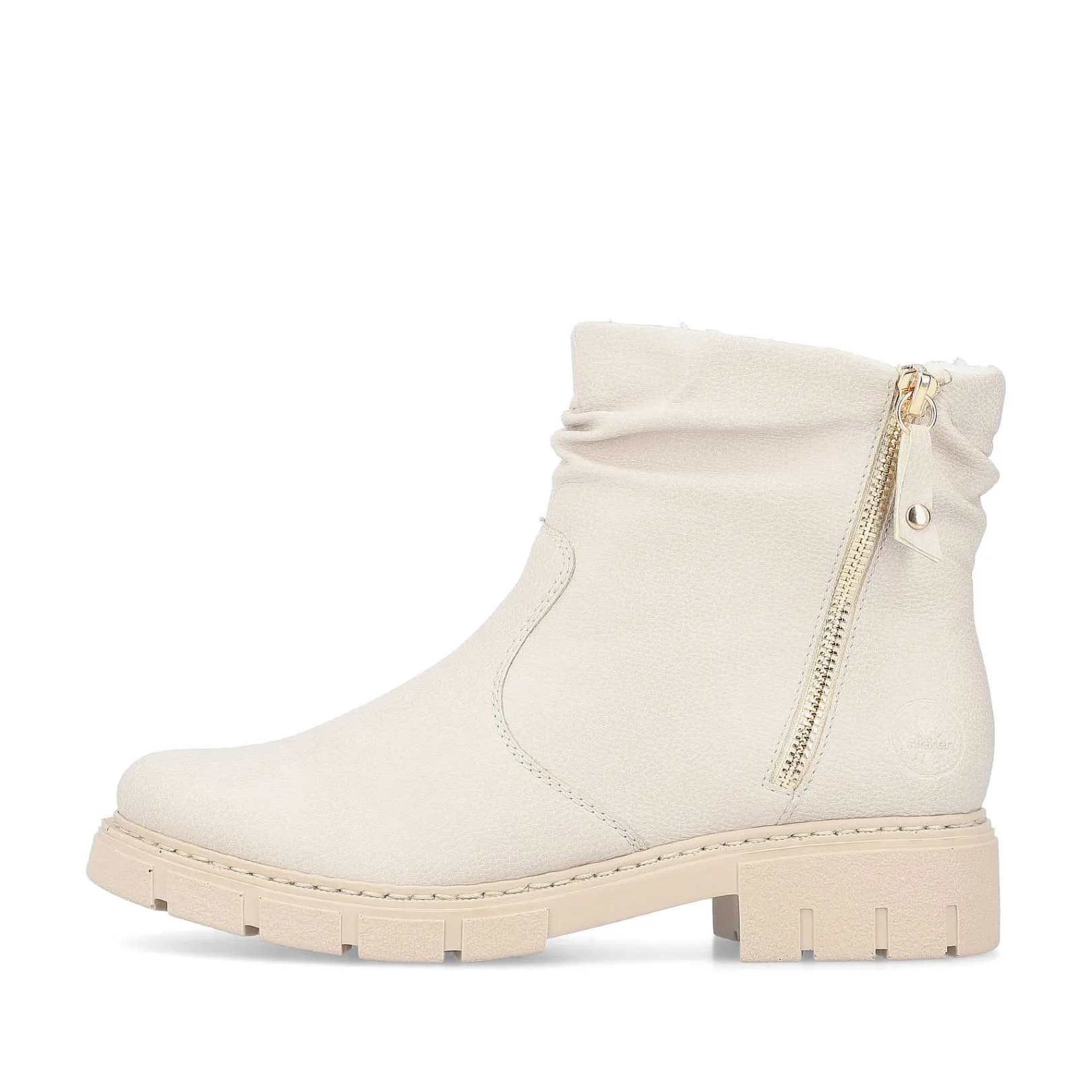 Outlet Women'S Short Boots Light Beige Ladies Ankle Boots & Boots