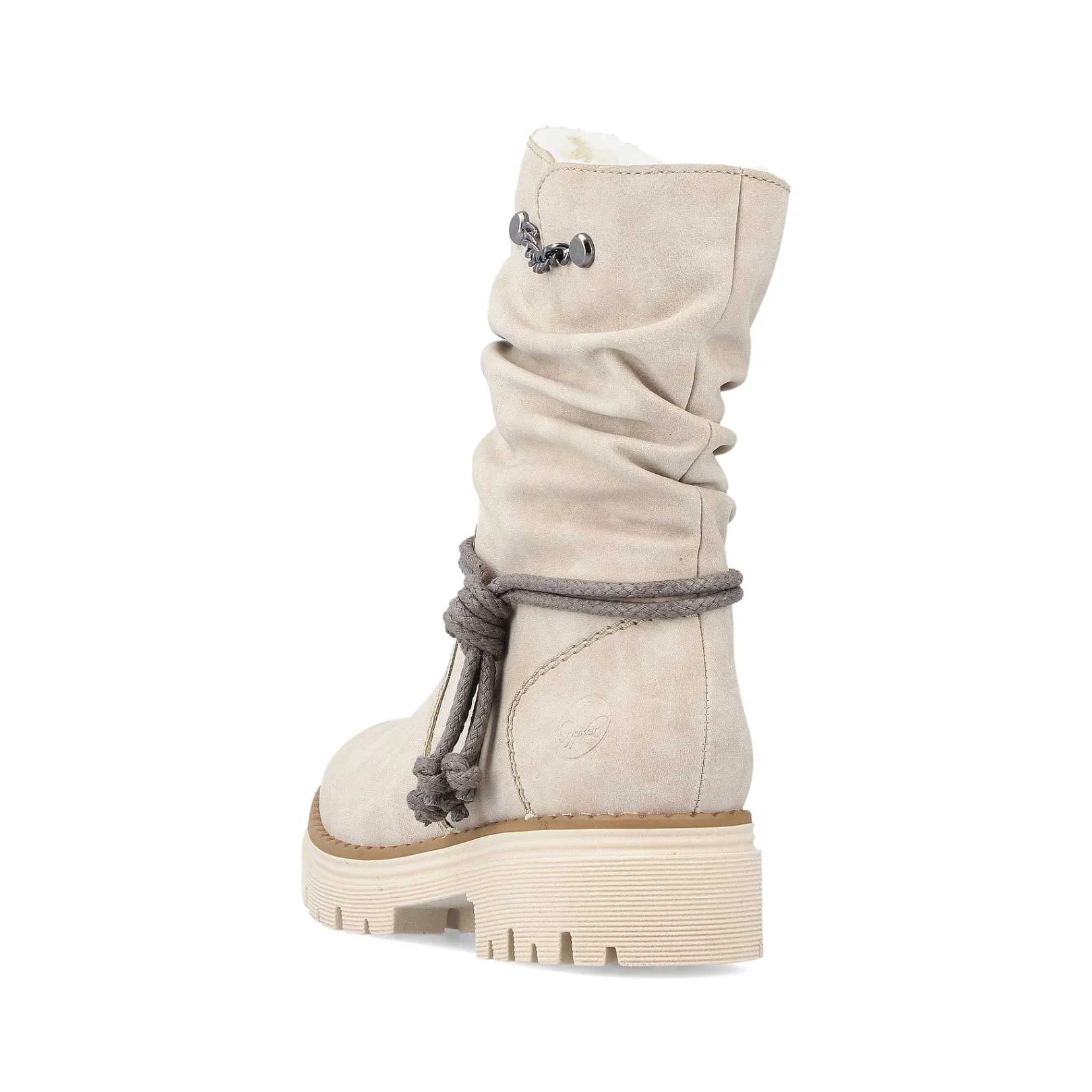 Discount Women'S Short Boots Light Beige Ladies Ankle Boots & Boots