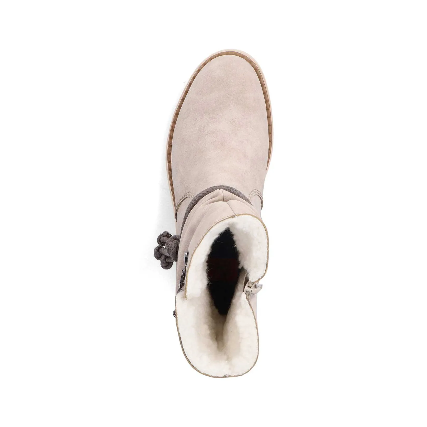Discount Women'S Short Boots Light Beige Ladies Ankle Boots & Boots