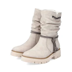 Discount Women'S Short Boots Light Beige Ladies Ankle Boots & Boots