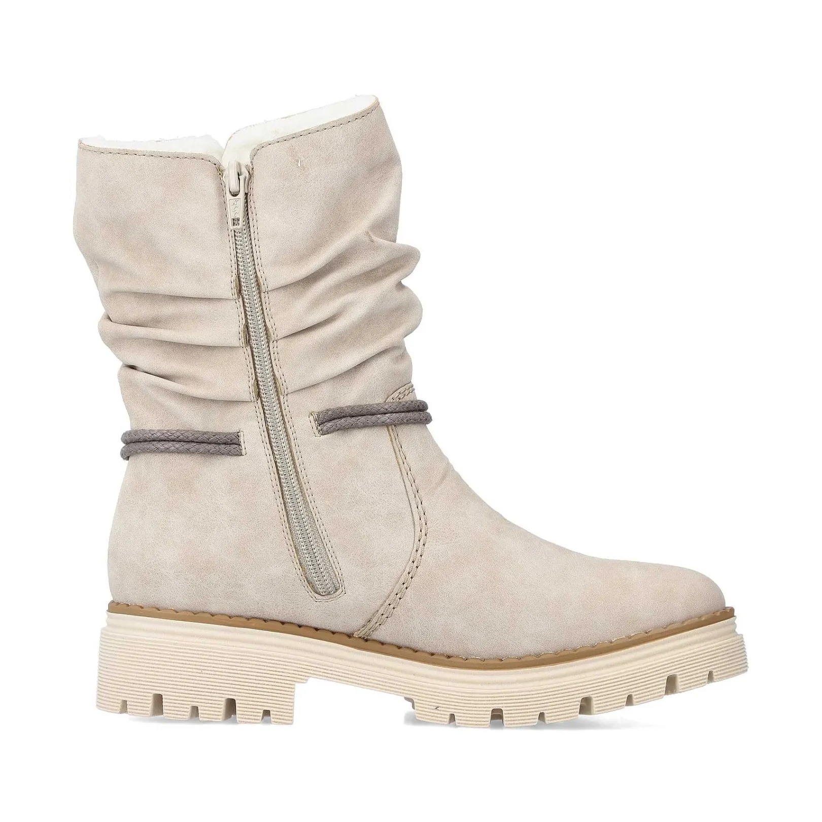 Discount Women'S Short Boots Light Beige Ladies Ankle Boots & Boots