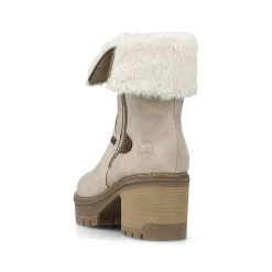 Discount Women'S Short Boots Gray Beige Ladies Ankle Boots & Boots