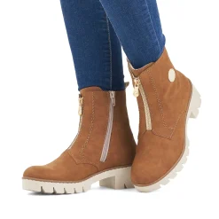 Hot Women'S Short Boots Nougat Brown Ladies Ankle Boots & Boots